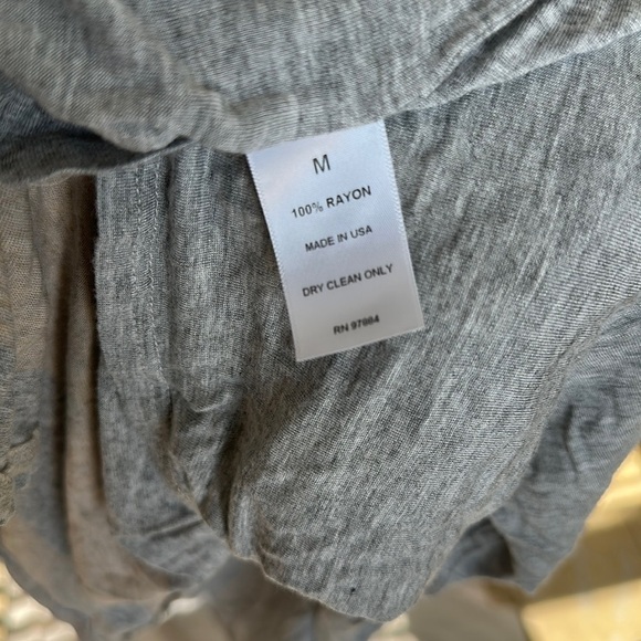 Tart Collection Light Gray Striped Long Maxi Skirt - Picture 7 of 12